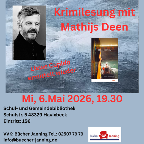Lesung mit Mathijs Deen
